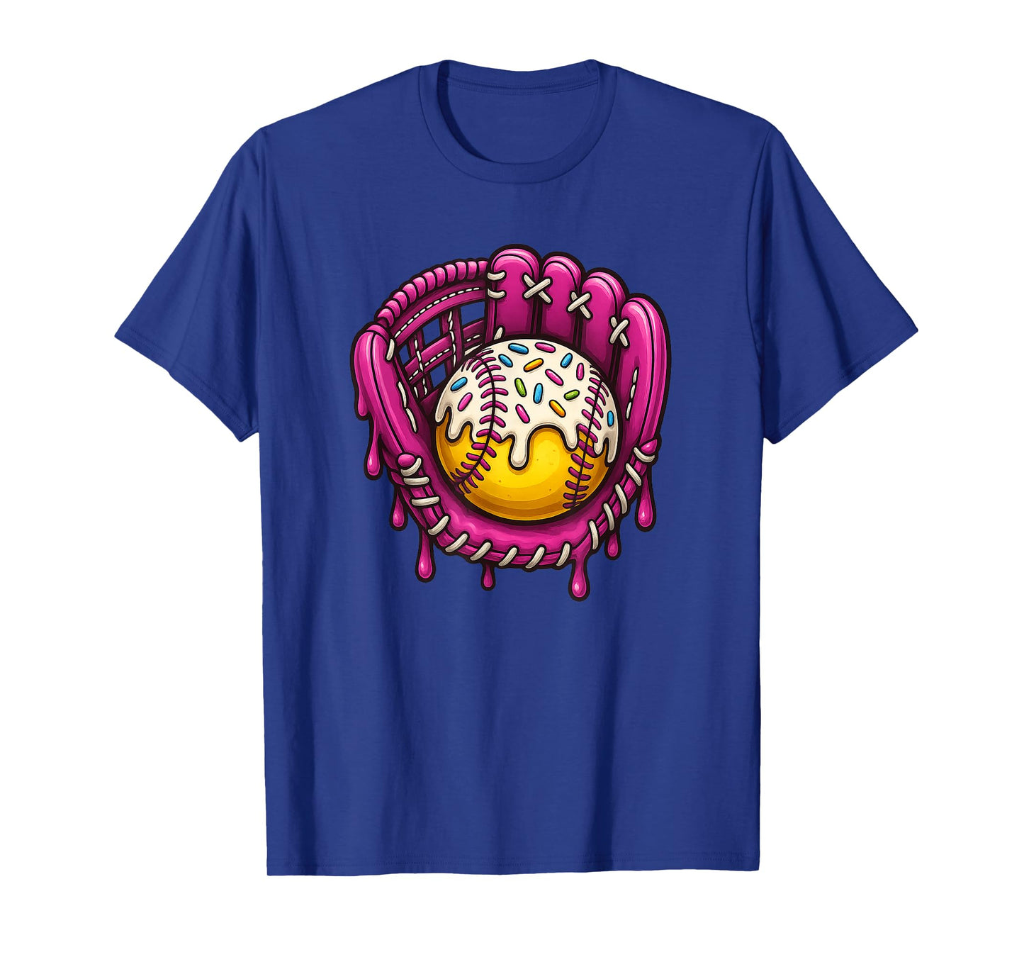 Baseball Drip Pink Glove Respect The Drip Youth Boys Girls T-Shirt