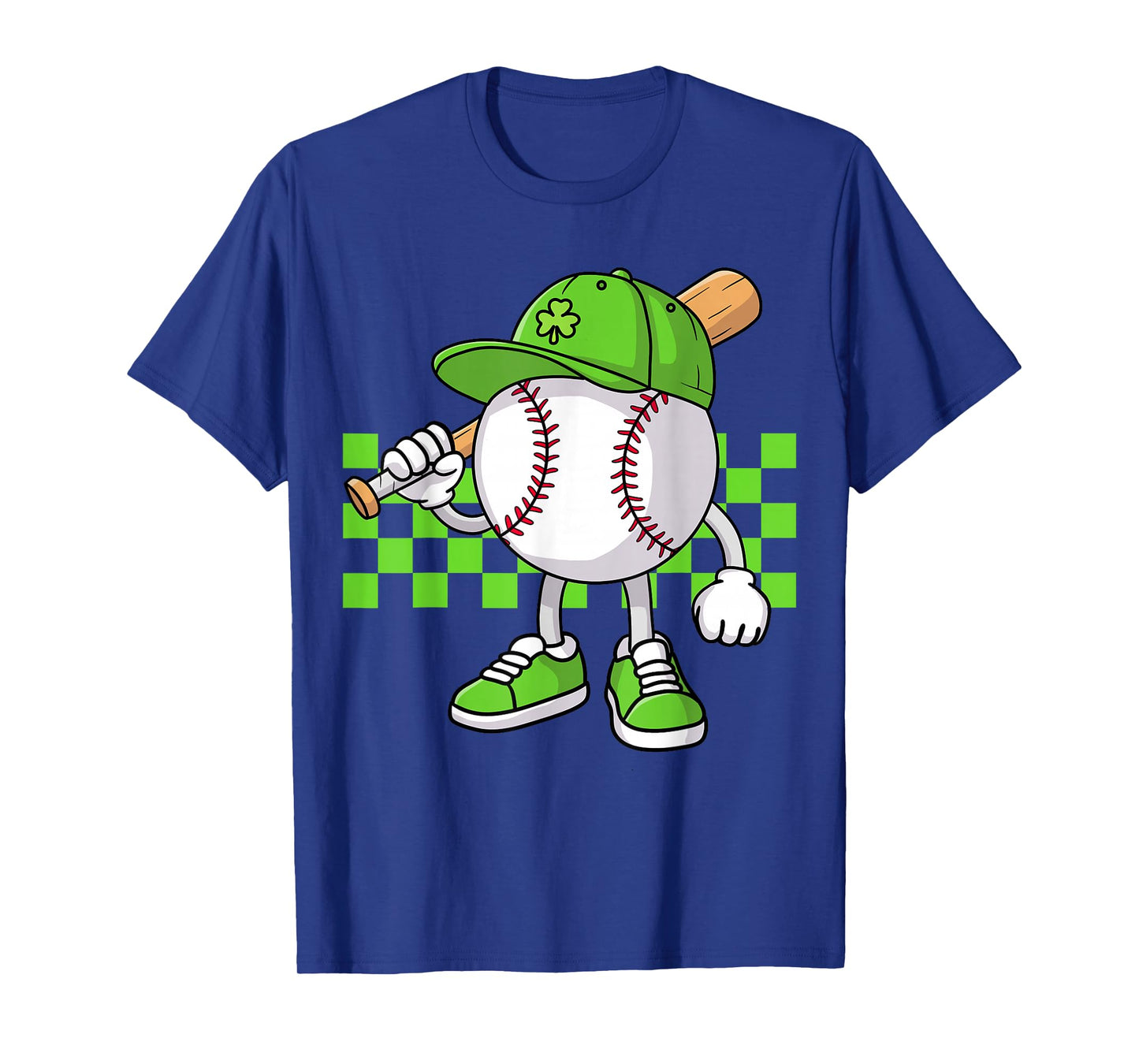 Boys St Patricks Day Baseball Player Pitcher Coach Kids T-Shirt
