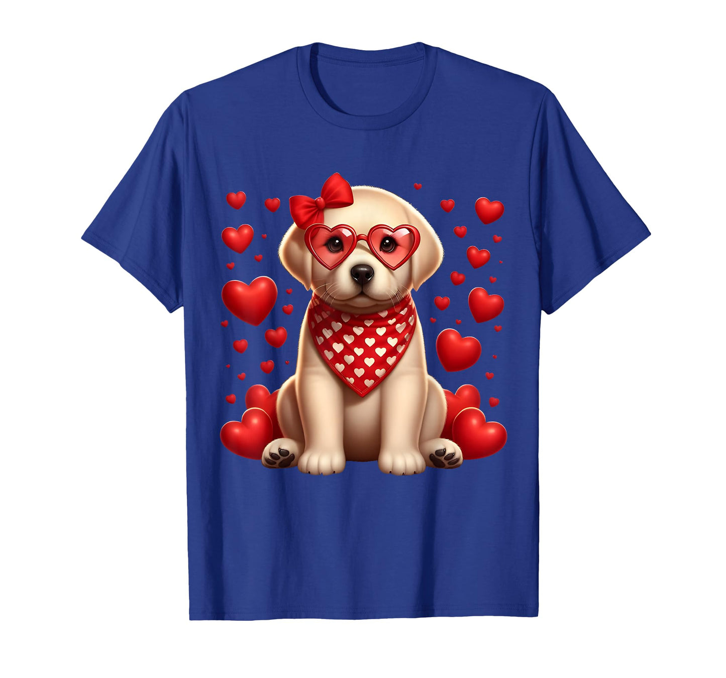 Cute Labrador Retriever Owner Valentines Day Heart Dog Lover T-Shirt
