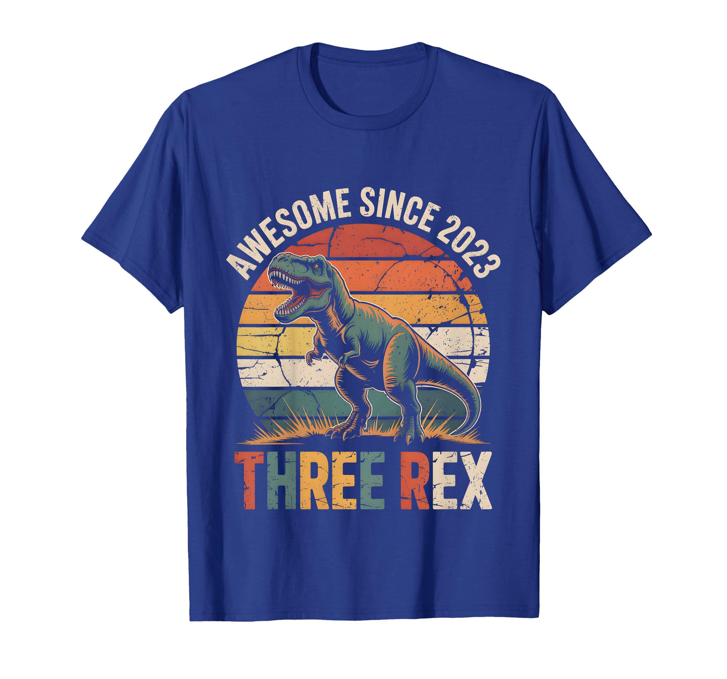 3 Year Old Dinosaur 3rd Birthday Gift Trex Dino Three Rex T-Shirt