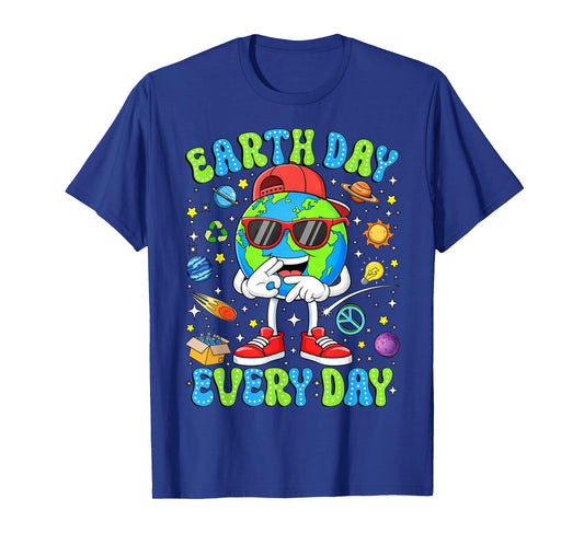 67 Earth Day Everyday 6 7 Bruh Earth Six Seven Boys Kids T-Shirt