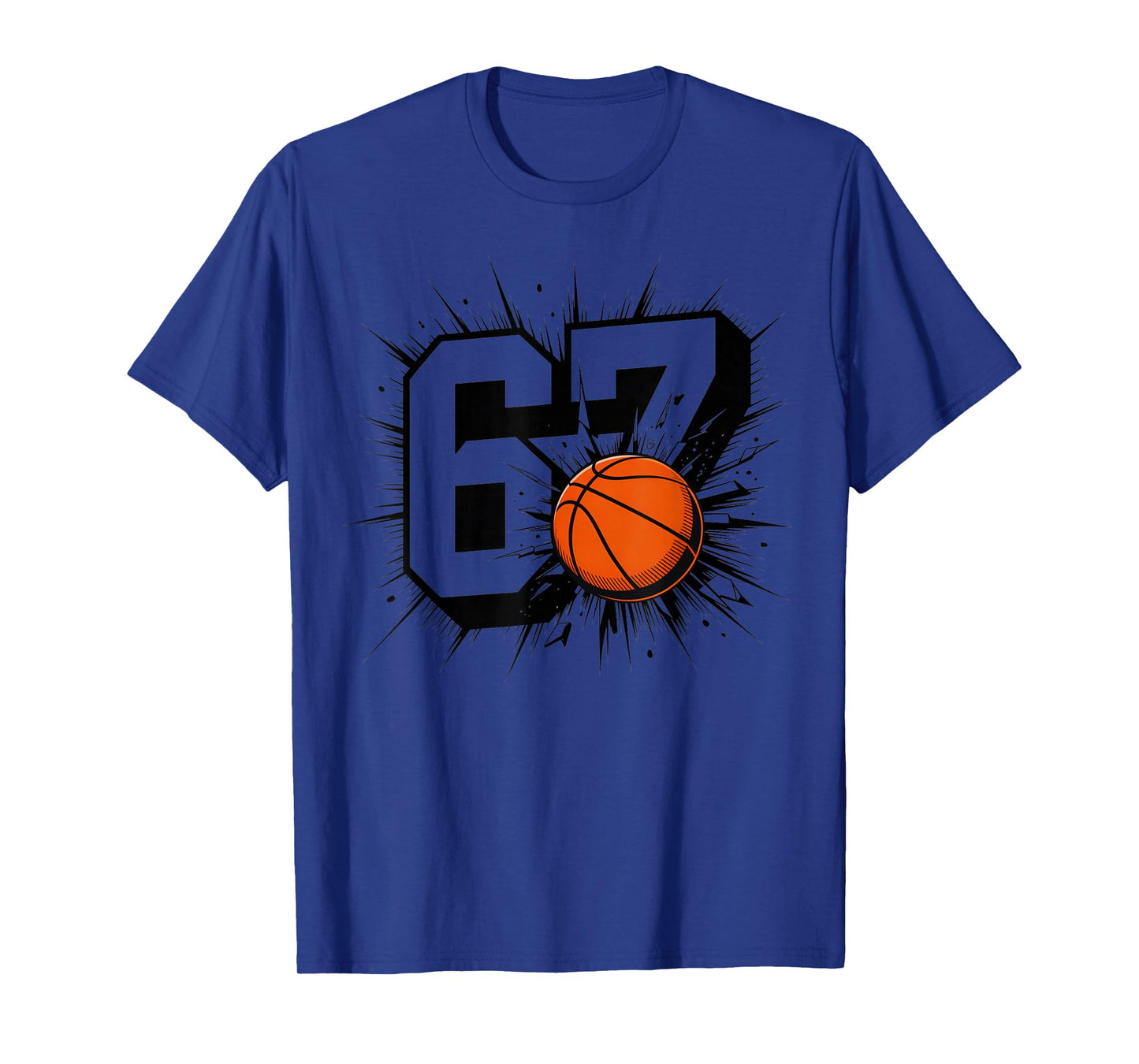 67 Basketball Six Seven 6 7 Meme 67 T-Shirt