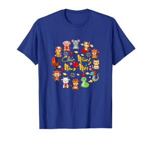 Chuc Mung NAM Moi Lunar New Year Vietnamese 12 Zodiac Sign T-Shirt