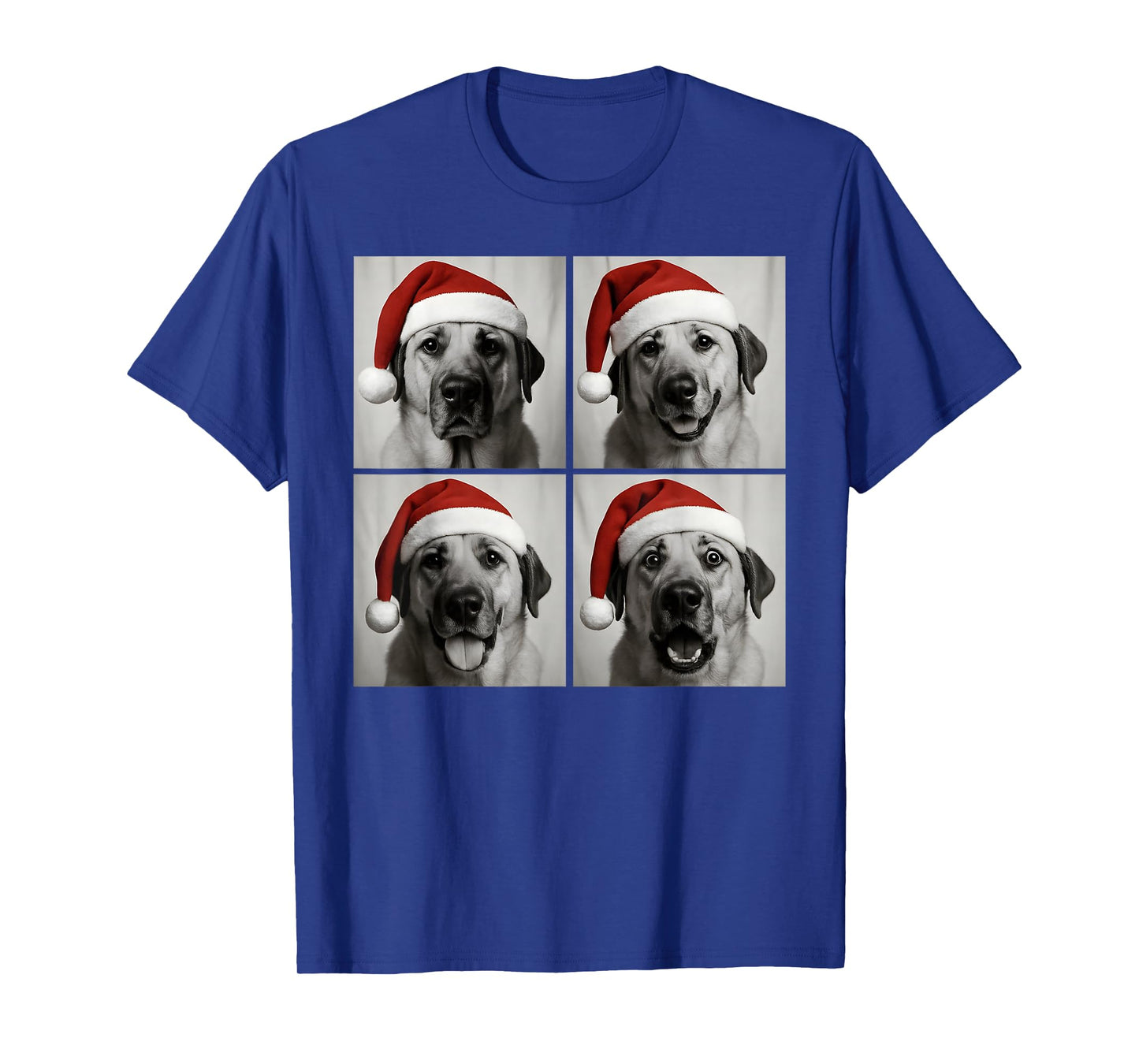 Funny Christmas Anatolian Shepherd Santa Dog Photo Booth T-Shirt