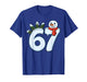 Funny 6 7 Meme Snow Winter Six Seven Student Teacher Kids T-Shirt