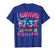I Survived 67 33 Days of School 100 Days of School 67 Meme T-Shirt
