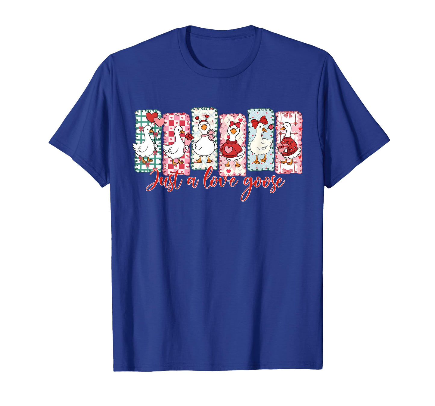 Valentine Silly Goose Just A Lovely Goose Girl Women Kid T-Shirt
