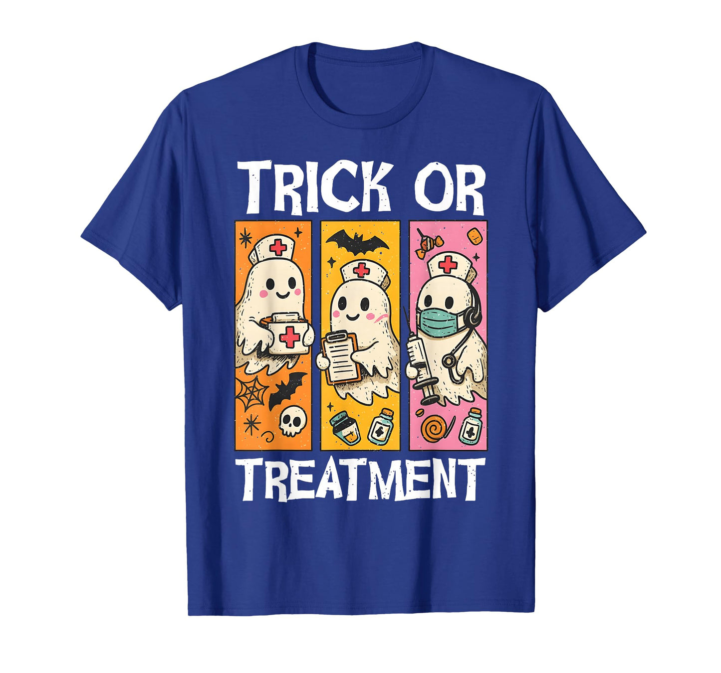 Trick Or Treatment Funny Halloween Radiation Rad Therapy T-Shirt