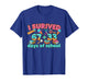 I Survived 67 + 33 Day of School Funny 67 Six Seven Teacher T-Shirt