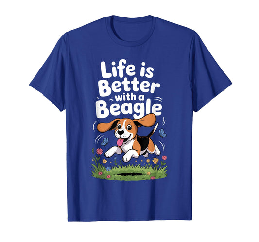 Funny Beagle Design for Men Women Hound Beagle Dog Lovers T-Shirt
