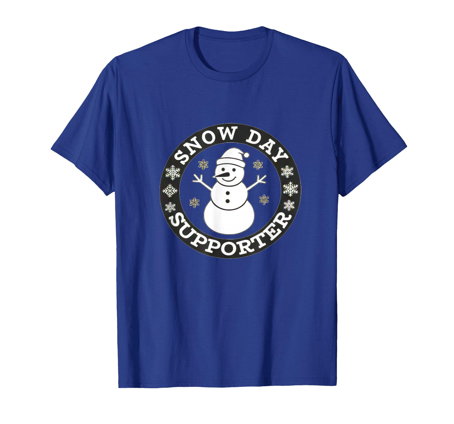 Snow Day Supporter Fun Winter Snowflake Teacher Student T-Shirt