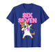 Cute Six Seven Unicorn Party Birthday Gift for Men Women Kid T-Shirt