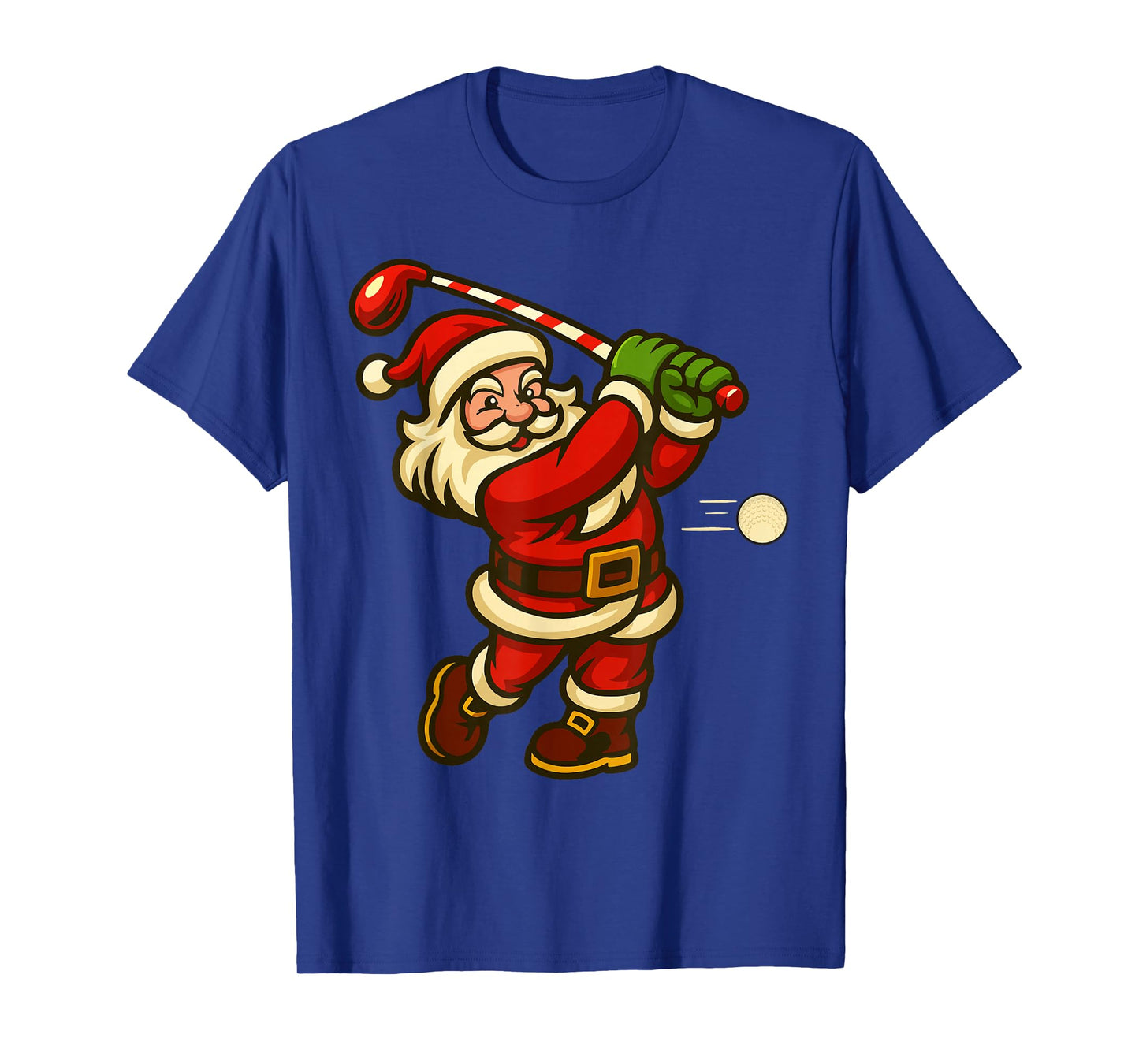 Christmas Golf Shirts for Men Boys Kids Santa Golfing Xmas T-Shirt