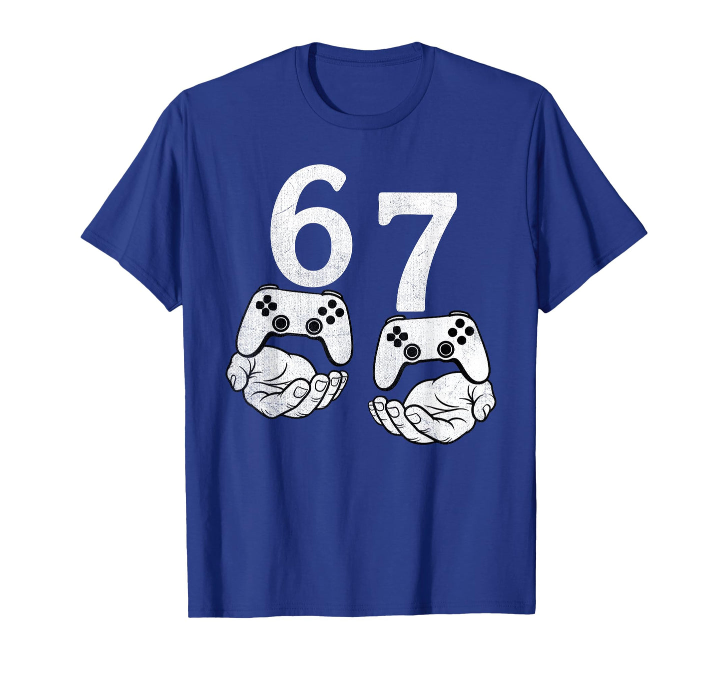 Funny 67 Meme Six Seven Video Games Gamer Gaming Boys Kids T-Shirt