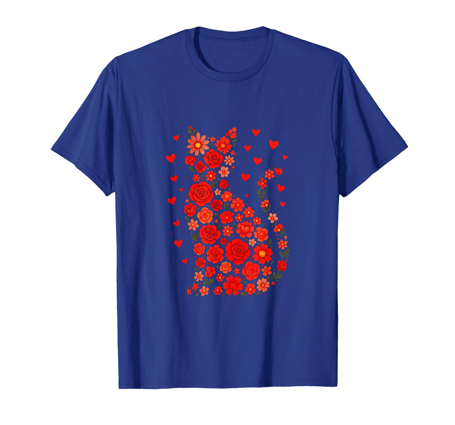 Meowentines Day - Funny Cat Lovers Hearts T-Shirt