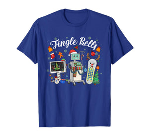 Jingle Bells ER Nurse Funny Christmas Tech Nursing T-Shirt