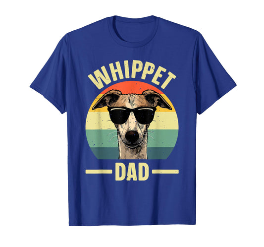 Cool Whippet Art for Men Dad Pet Dog Whippet Lover Whippet T-Shirt