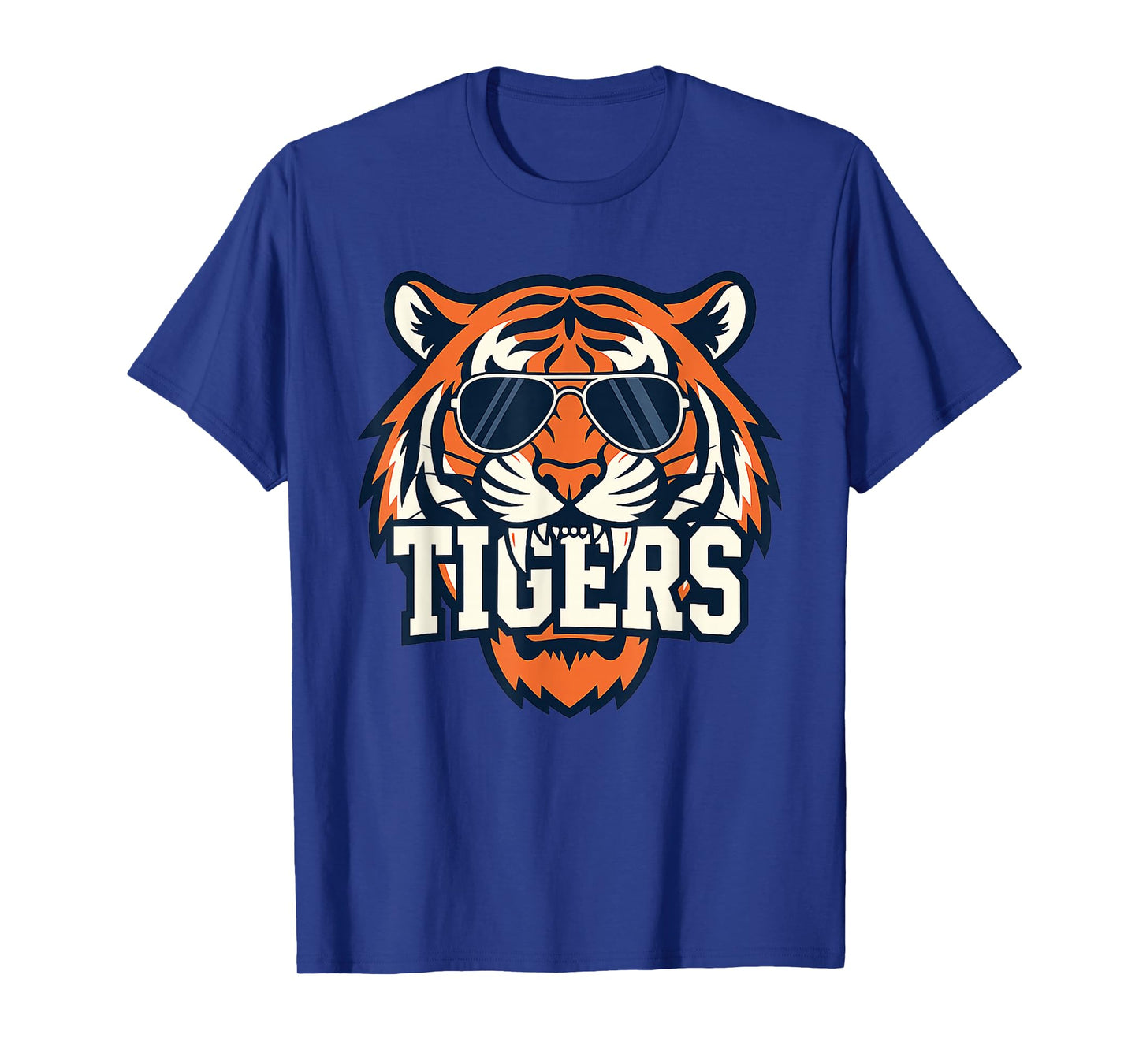Vintage Tigers Inspirational Athletic Name Design Game Day T-Shirt