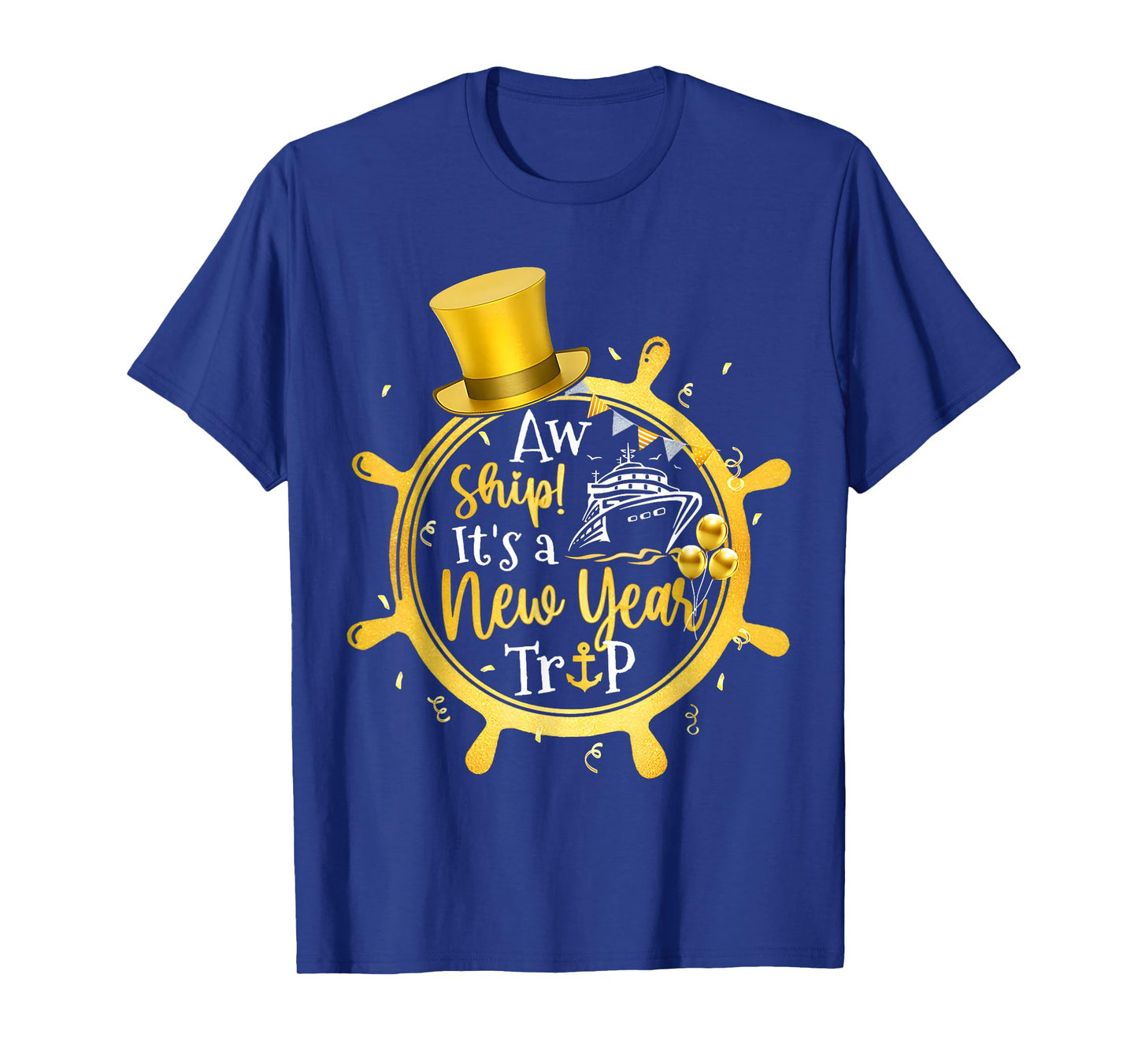 Retro New Year Trip Cruise Matching Family Vacation Cruise T-Shirt