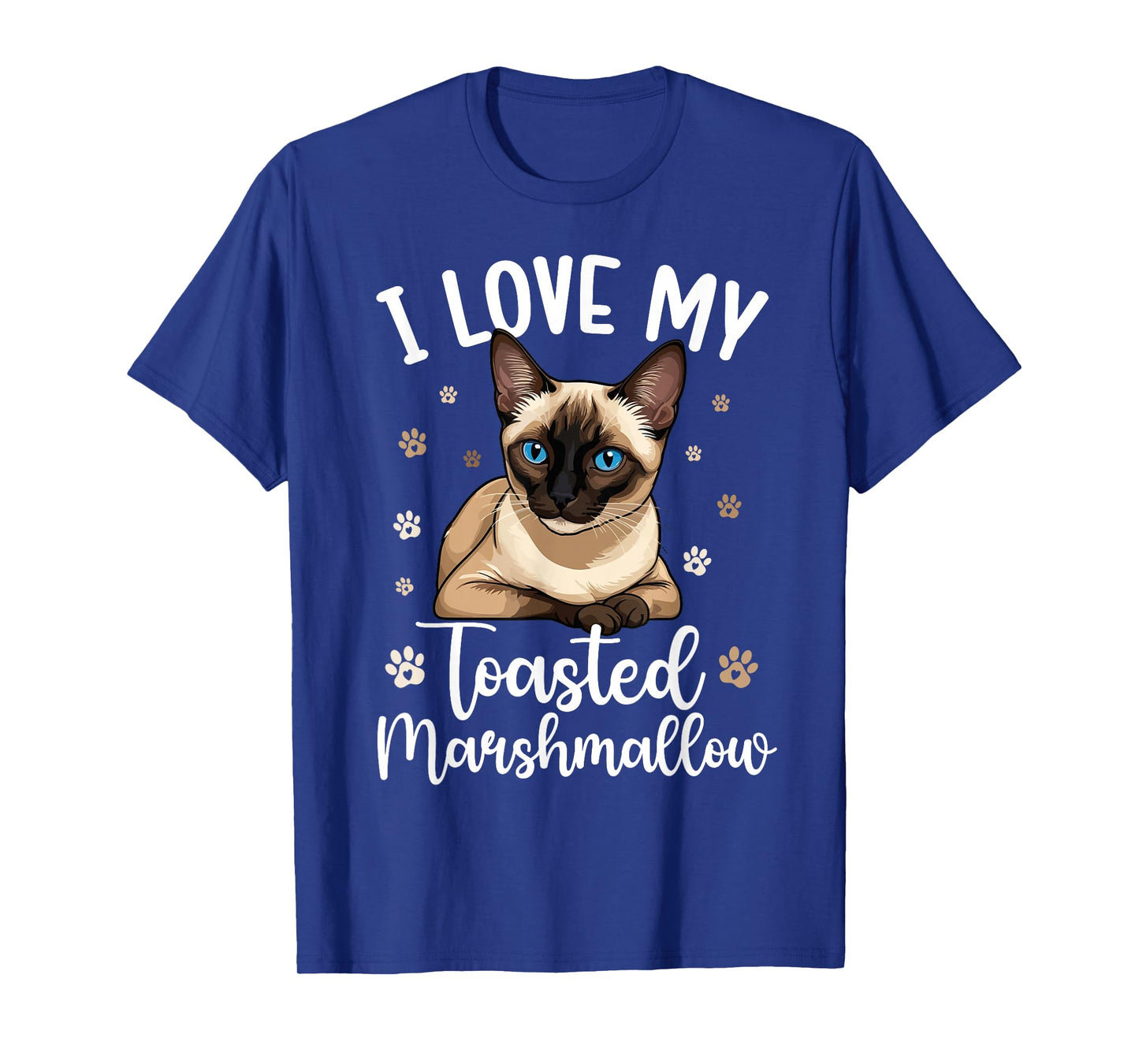 I Love My Siamese Cat Owner Siamese Lover T-Shirt