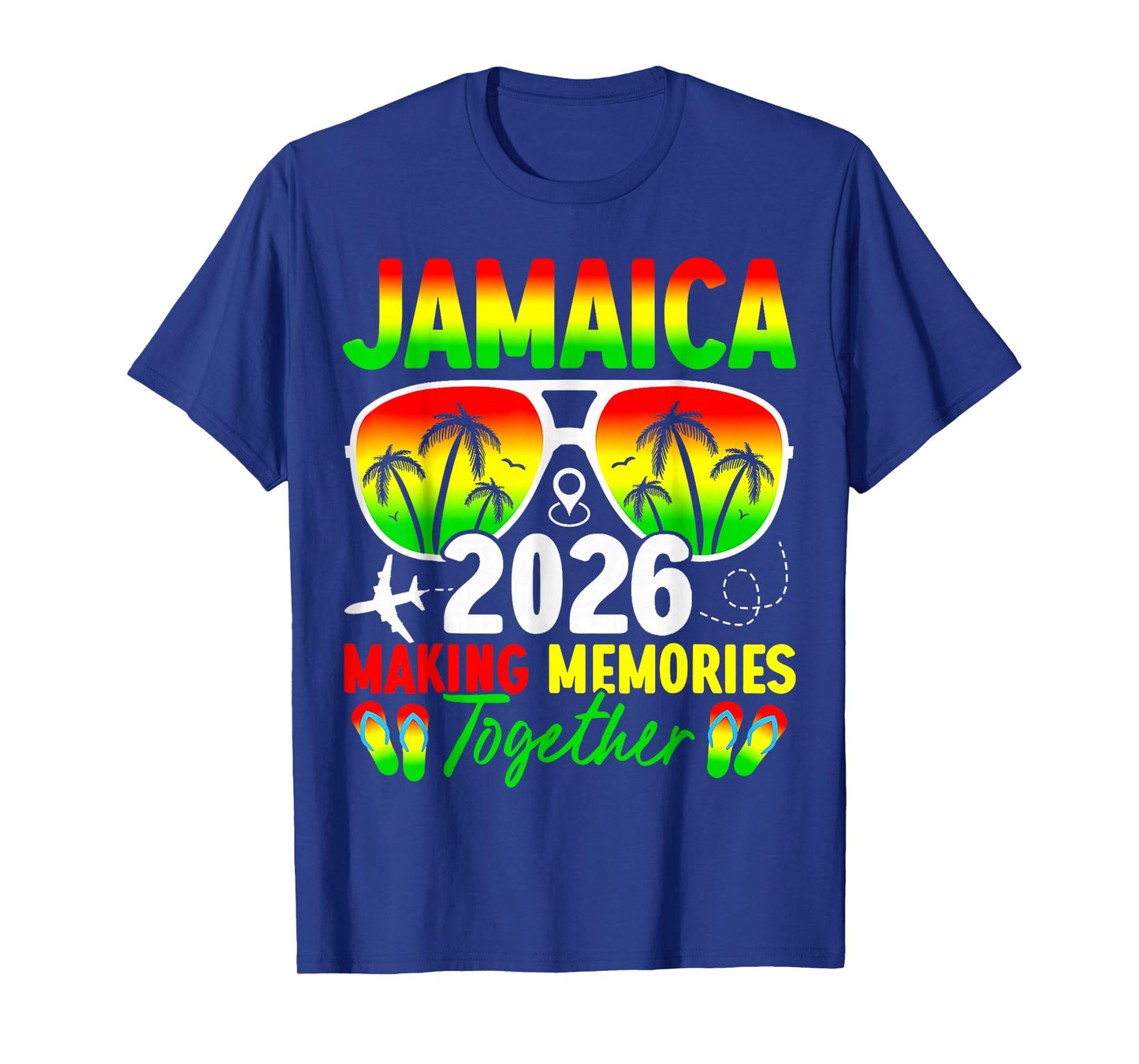 Matching Family Trip Jamaica 2026 Marking Memories Together T-Shirt
