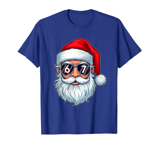 67 Six Seven Christmas Retro Santa Kids Boys Men Women T-Shirt