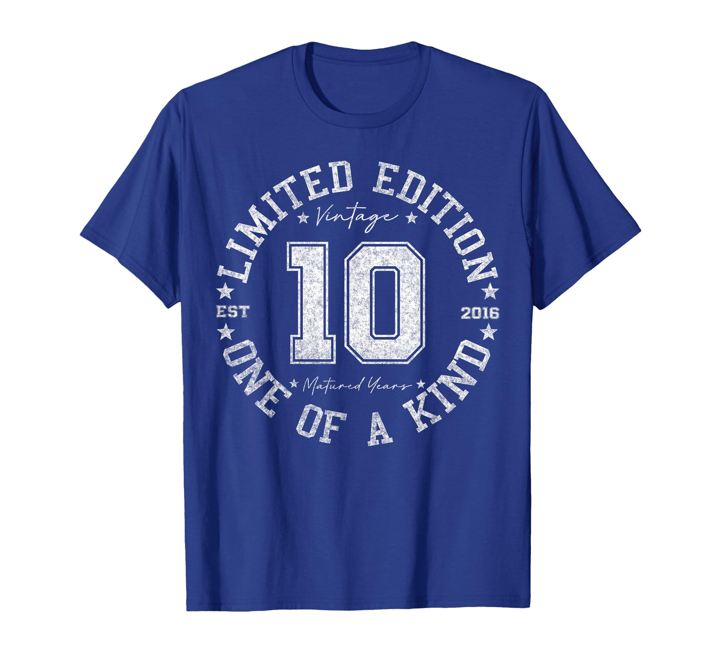 10 Year Old Gifts Vintage 2016 Limited Edition 10th Birthday T-Shirt