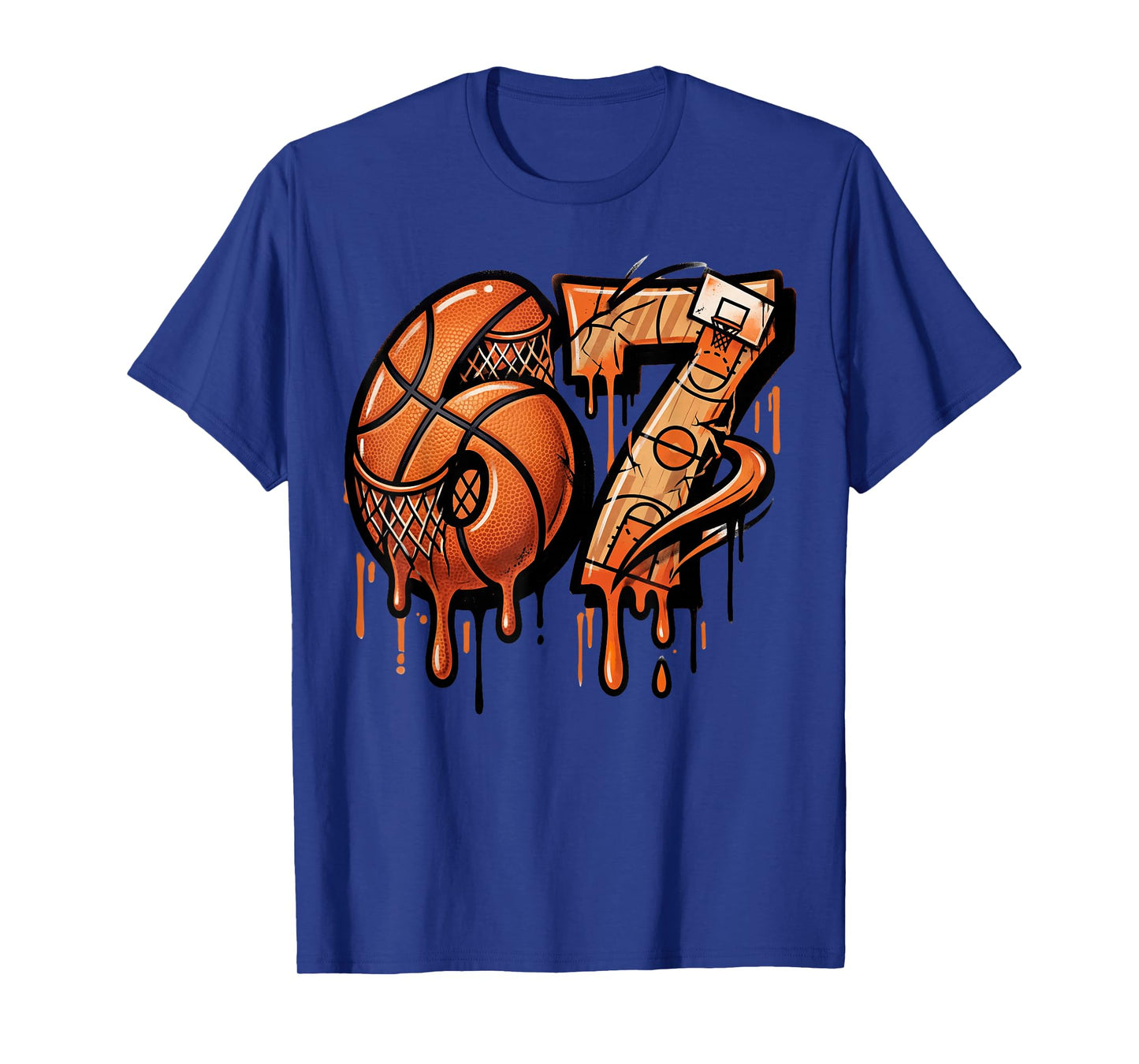67 Basketball Ice Cream Drip Six Seven T-Shirt