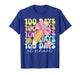 100th Day of School 100 Days Coquette Pencil Bow Girl Women T-Shirt