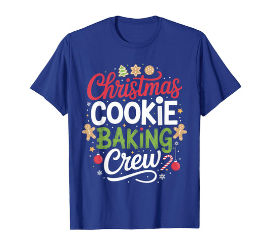 Christmas Cookie Baking Crew Mom Funny Proud Holiday T-Shirt
