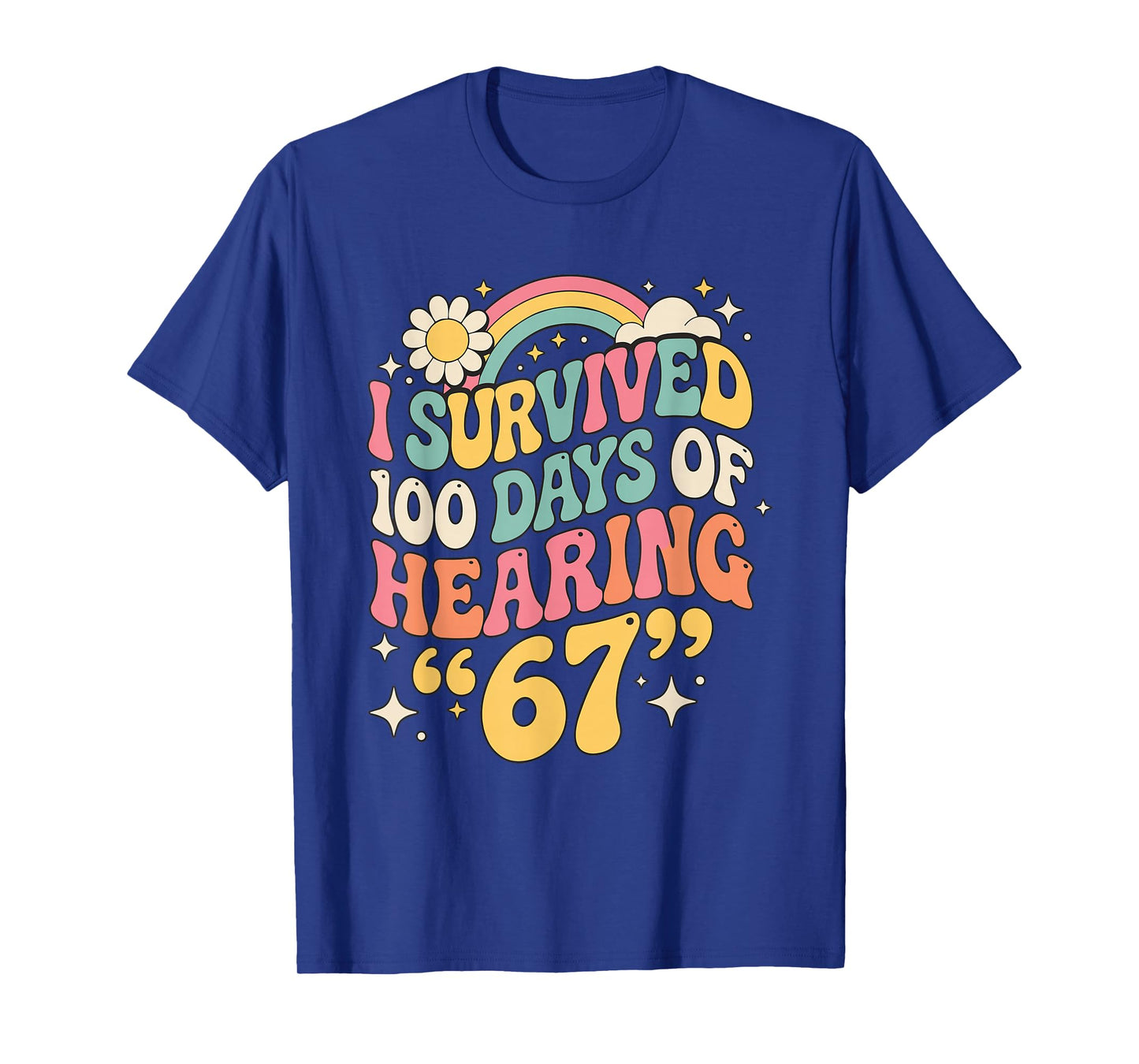 I Survived 100 Days of School Teacher and Student T-Shirt