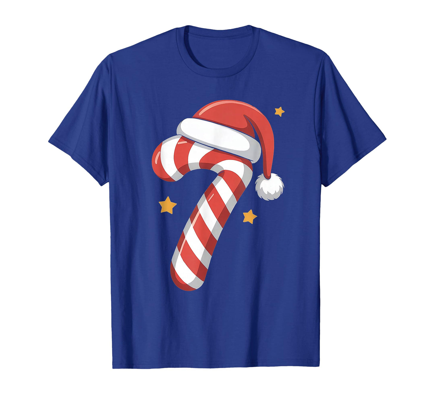 Xmas Candy Cane 7 Santa Hat Six Seven Matching Christmas T-Shirt