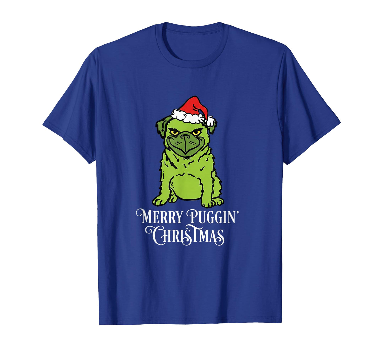 Merry Puggin' Christmas Cute Pug Dog Lover Xmas T-Shirt