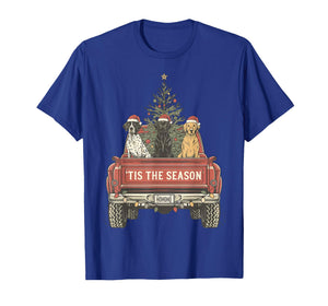 Tis The Season Hunting Dogs Car Truck Christmas Tree Holiday T-Shirt
