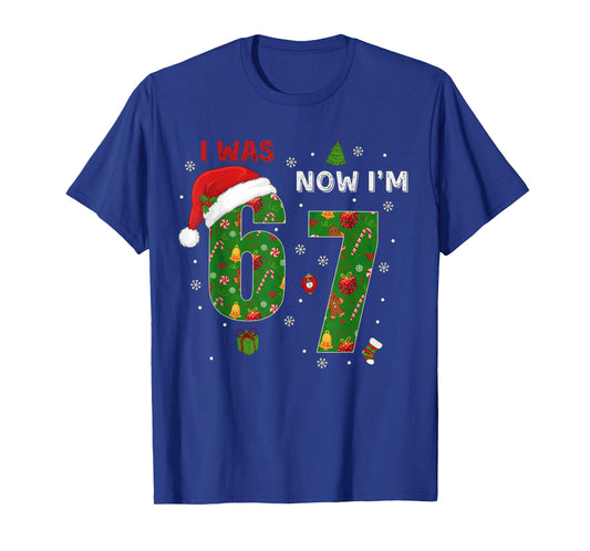 7 Year Old Birthday Shirt was 6 Now I'm 7 67 Funny for Kids T-Shirt