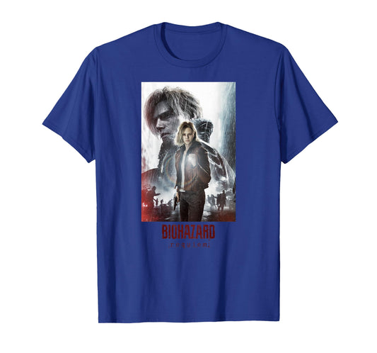 Resident Evil Requiem Leon ＆ Grace Art BP T-Shirt