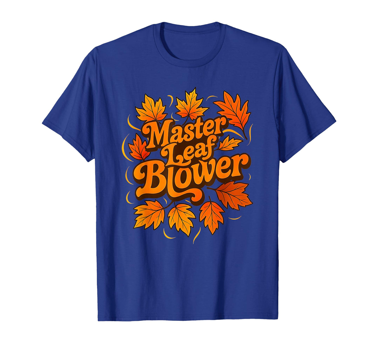Funny Master Leaf Blower Fall Couple Halloween Matching T-Shirt