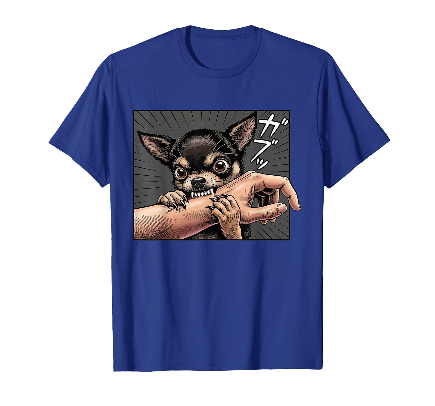 Chihuahua Dog Bite Funny Chihuahua Dog Lover T-Shirt
