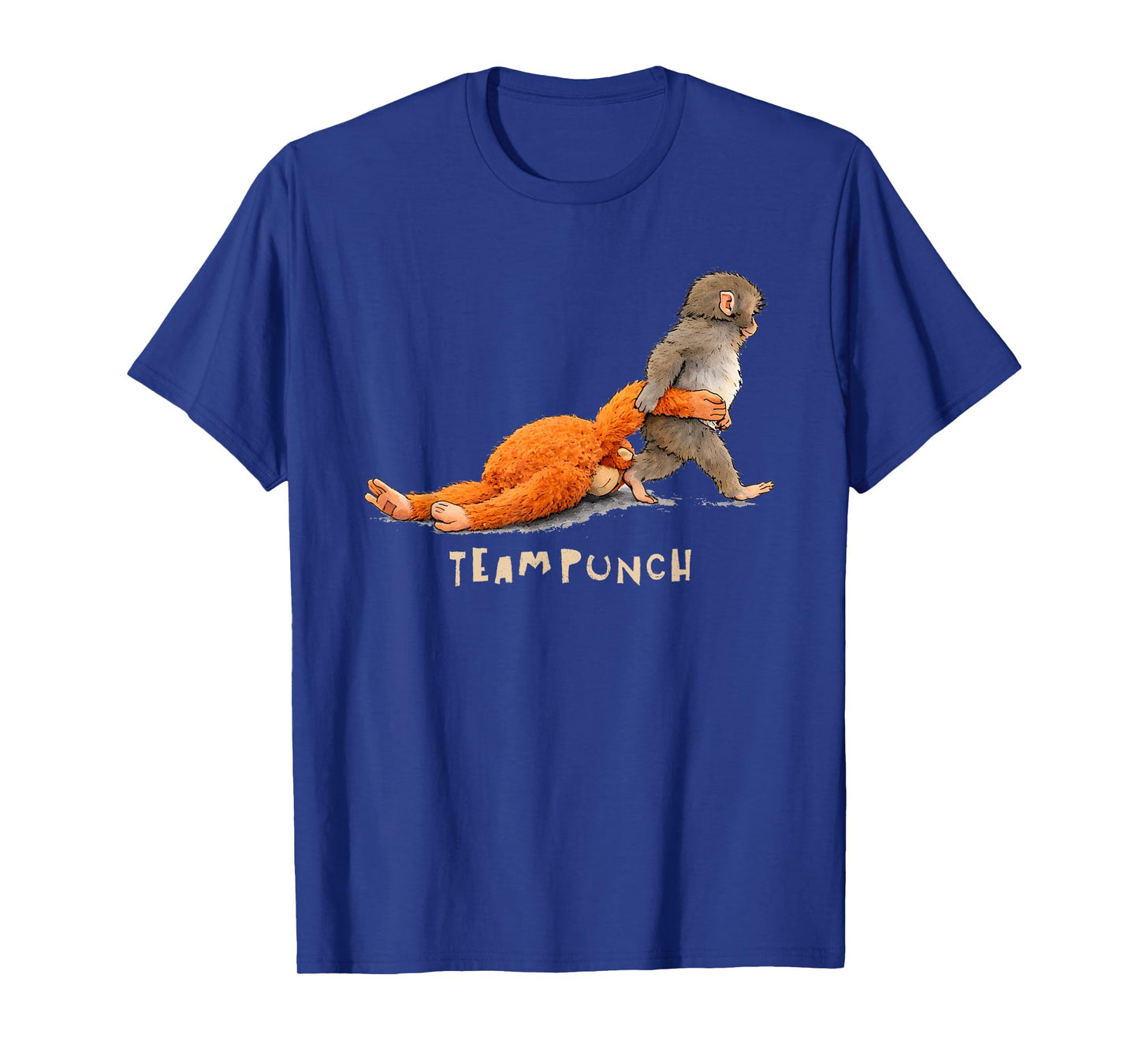 Sad Monkey Punch with an Orange Toy I'm Fine T-Shirt
