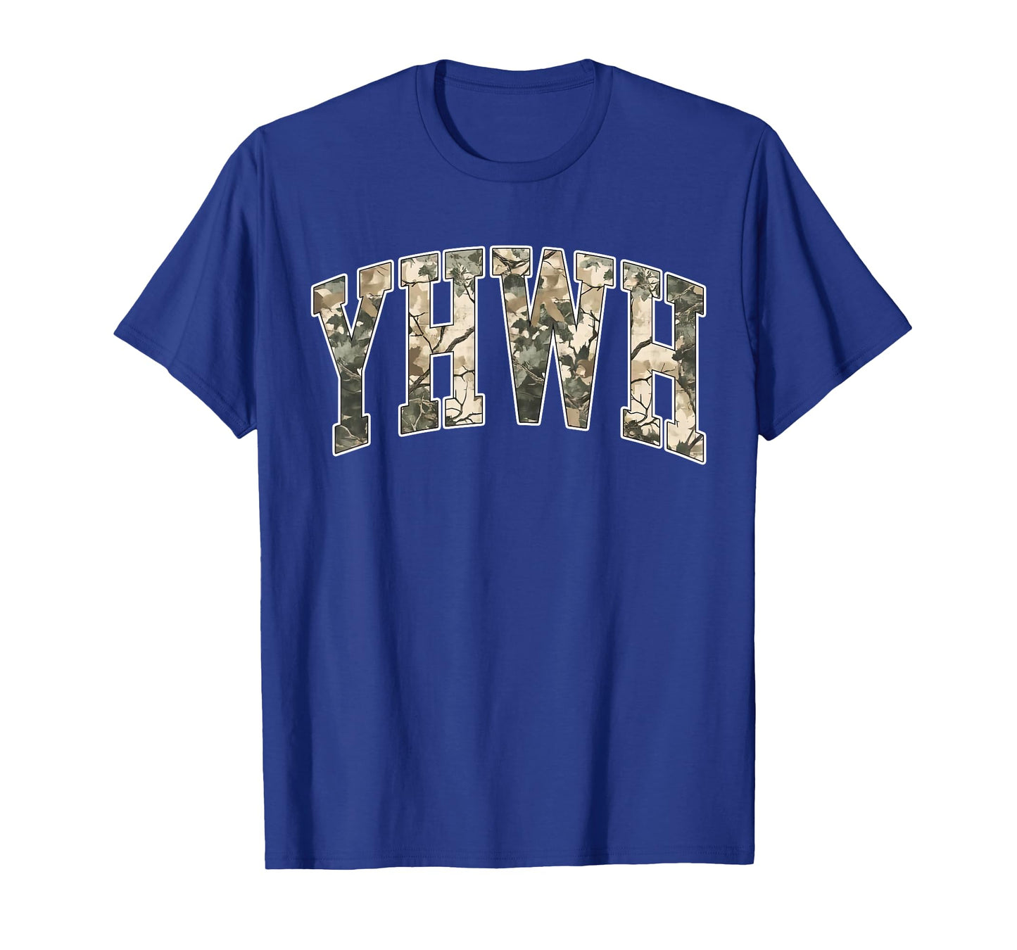 Camo YHWH Every Breath Speaks His Name Lungs Flower Faith T-Shirt