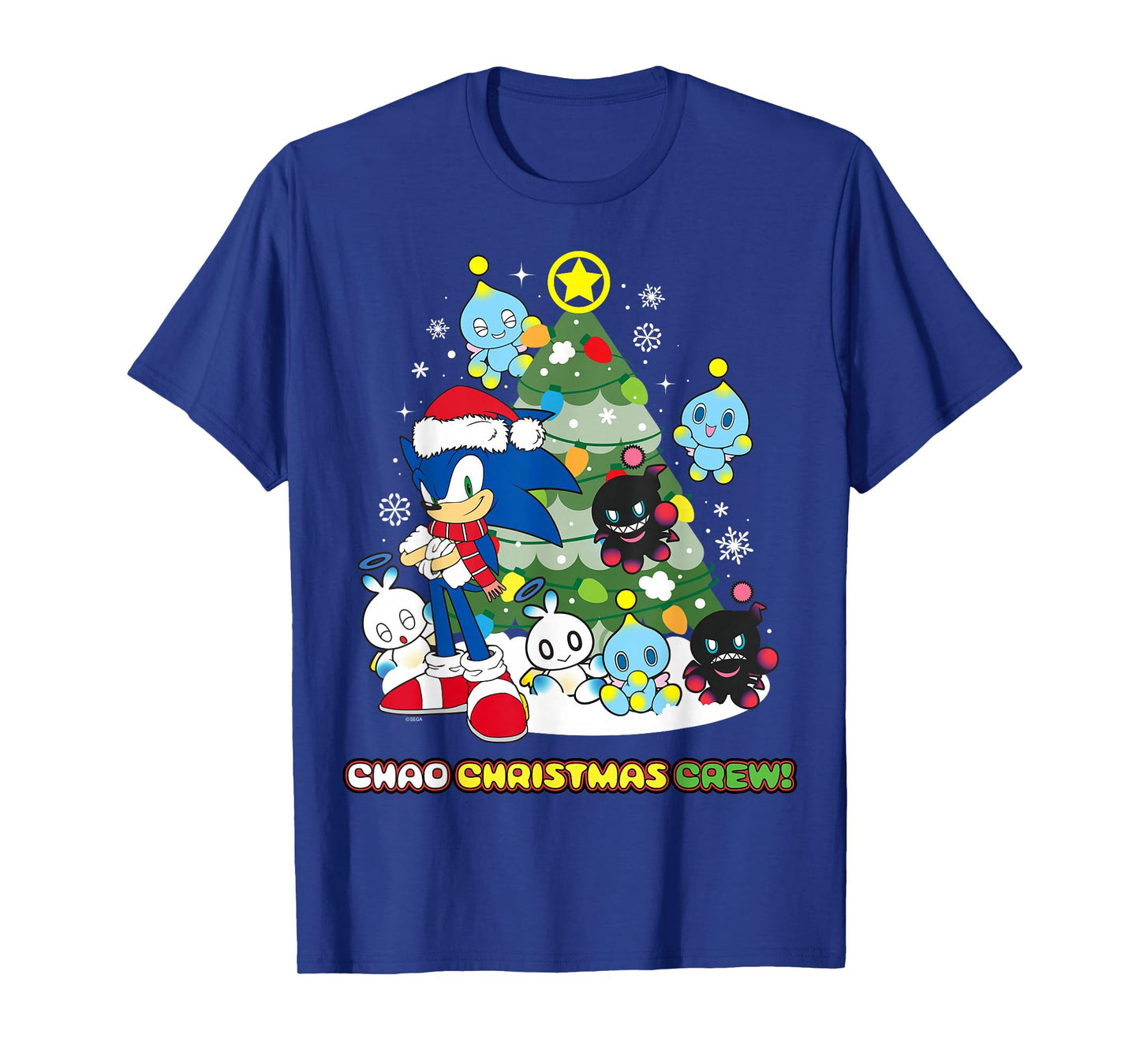 Sonic The Hedgehog - Chao Christmas Crew T-Shirt