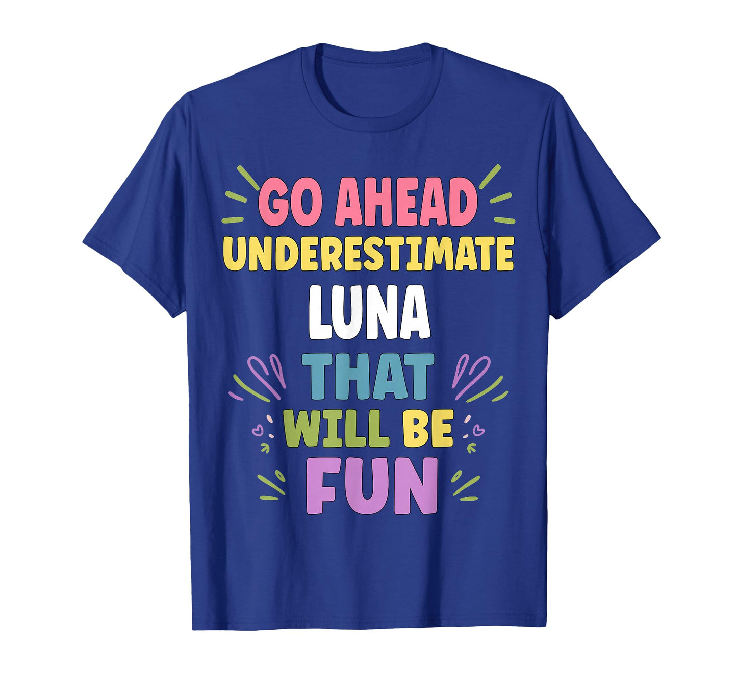 Luna Personalized Women's Gift Custom Luna T-Shirt