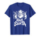 Hail Santa Rocking Christmas Rock and Roll Fun Music Xmas T-Shirt