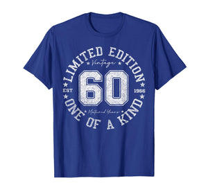 60 Year Old Gifts Vintage 1966 Limited Edition 60th Birthday T-Shirt