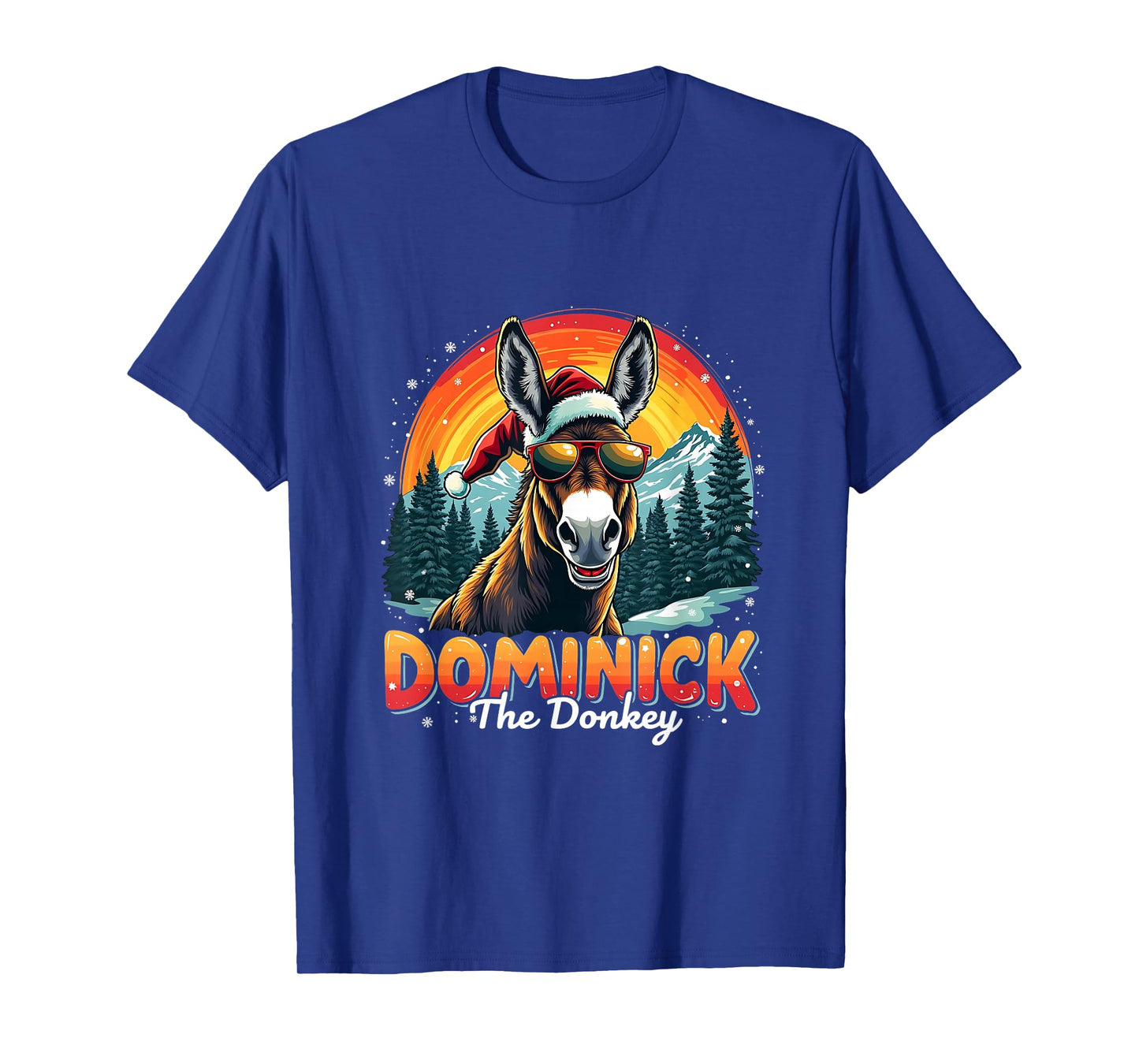 Christmas Dominick Donkey Cheer Mi Burrito Sabanero Mexican T-Shirt