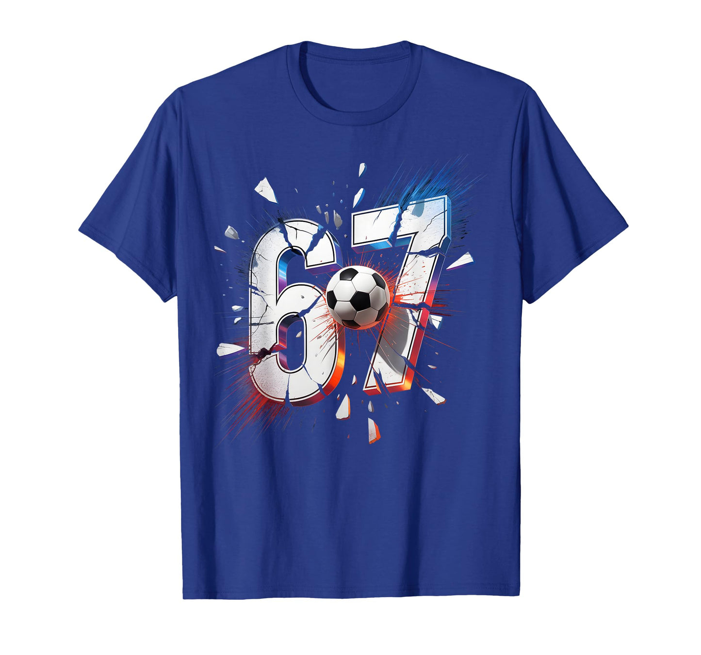 67 Soccer Six Seven 6 7 Meme 67 T-Shirt