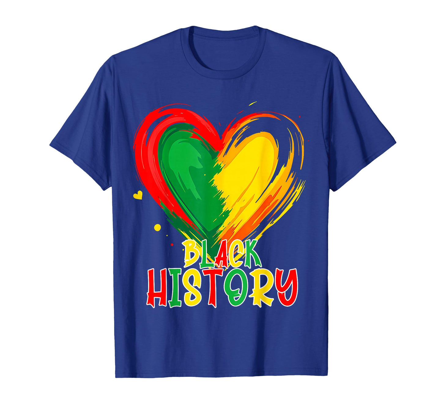 African Heart Black History Month African American T-Shirt