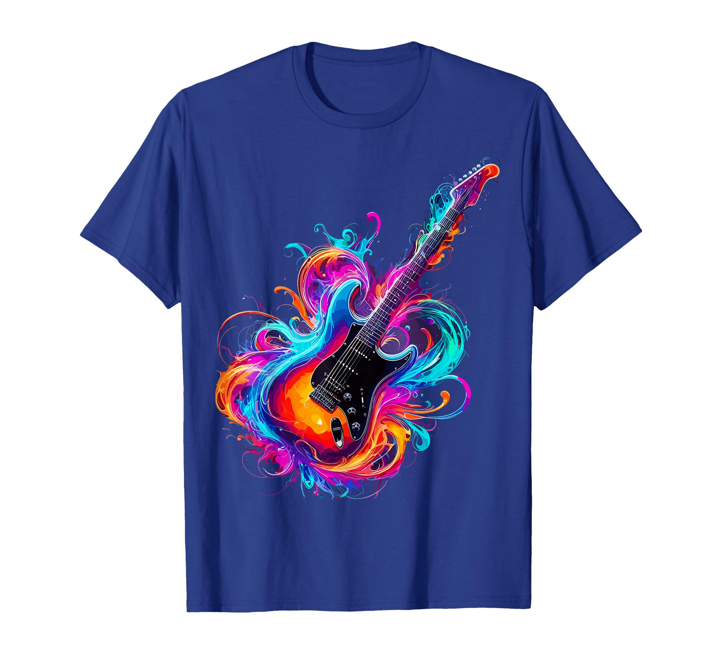 Guitarist Colorful Guitar Music T-Shirt