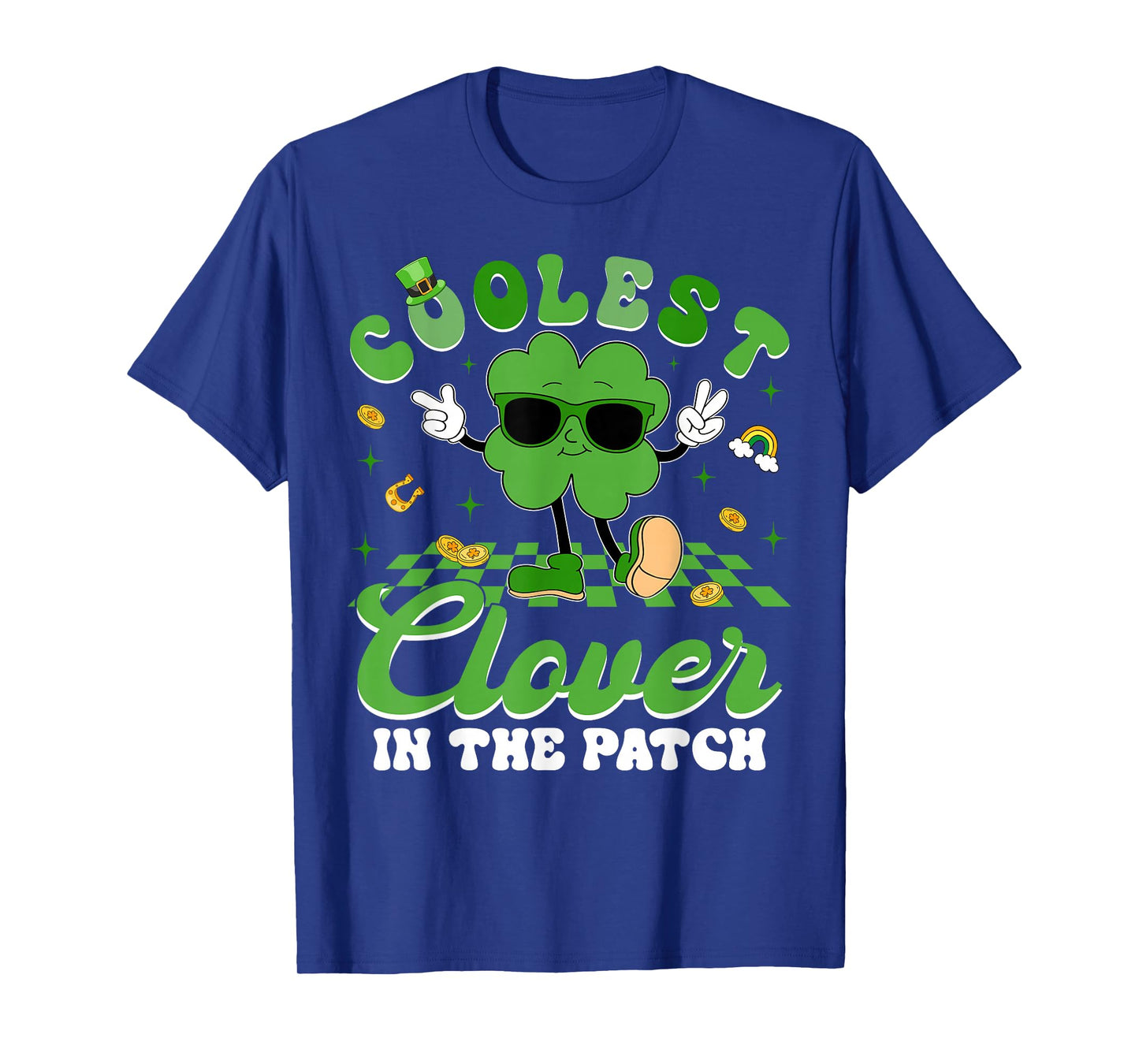 Coolest Clover in The Patch St Patricks Day Irish Boy Girl T-Shirt