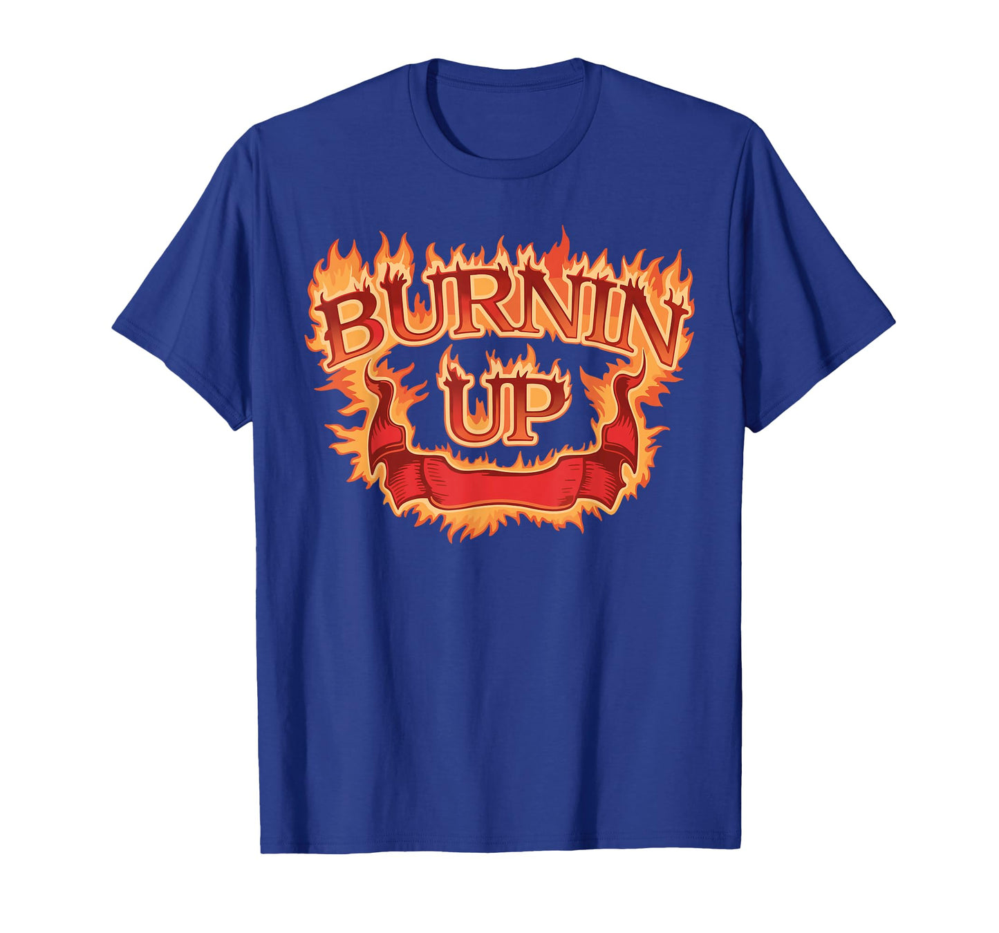 Burnin Up Flames Vintage T-Shirt